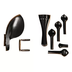   AcuraMeister 4/4 hegedű tartozék szett 7db-os, ébenfa - NSGRS602
