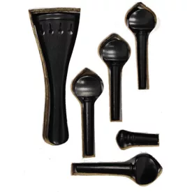   AcuraMeister 4/4 hegedű tartozék szett 6db-os, ébenfa - MNSRS602