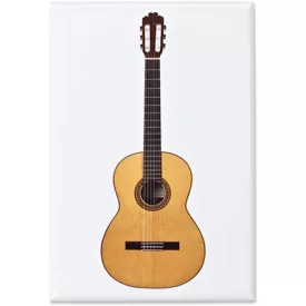 Vienna World - Hűtőmágnes, gitár, fehér