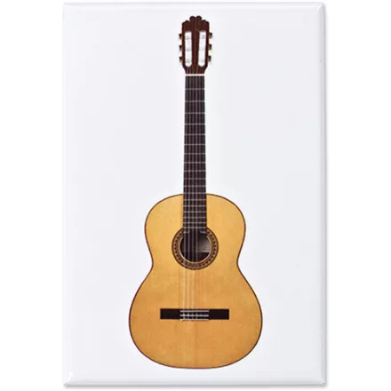 Vienna World - Hűtőmágnes, gitár, fehér