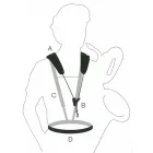 Vandoren FNH100 szaxofon heveder