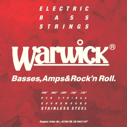 Warwick Basszushúrkészlet ML5B Rozsdamentes Acél .040 .060 .080 .100 .130