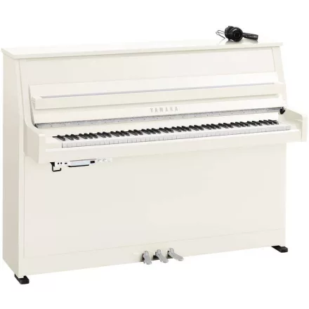 Yamaha B10 SC3 PWHC Silent pianínó, magasfényű fehér, króm szerelék
