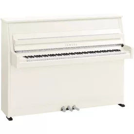   Yamaha B10 PWHC pianínó, magasfényű fehér, króm szerelék