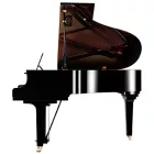 Yamaha C2X zongora, fekete magasfényű