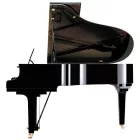 Yamaha C3X zongora, fekete magasfényű