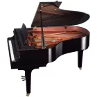 Yamaha C3X zongora, fekete magasfényű