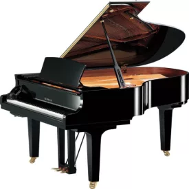 Yamaha C3X SH3 Silent zongora, fekete magasfényű