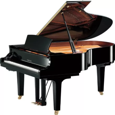 Yamaha C3X SH3 Silent zongora, fekete magasfényű