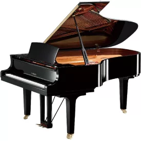 Yamaha C6X zongora, fekete magasfényű