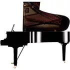 Yamaha C6X zongora, fekete magasfényű