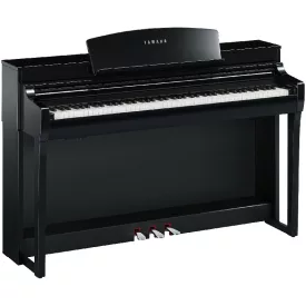   Yamaha CSP-255PE Clavinova digitális zongora, magasfényű fekete