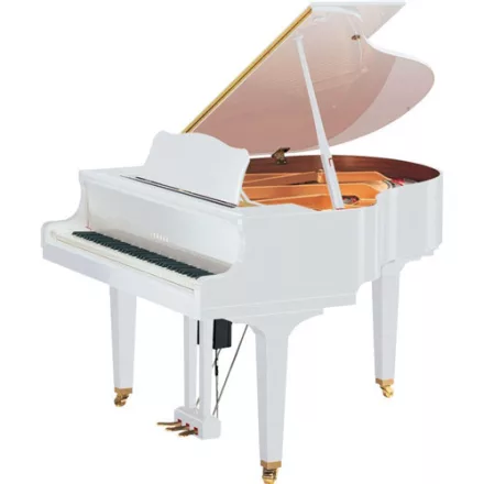 Yamaha DGB1K Enspire Disklavier zongora, önjátszó, fehér magasfényű