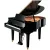 Yamaha DGB1K Enspire Disklavier zongora, önjátszó, fekete magasfényű