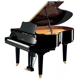 Yamaha DGC2 Enspire Disklavier zongora, fekete magasfényű