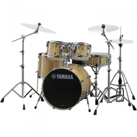 Yamaha SBP0F5 Stage Custom Birch dobszerelés, Natural Wood, HW-680 állvánnyal