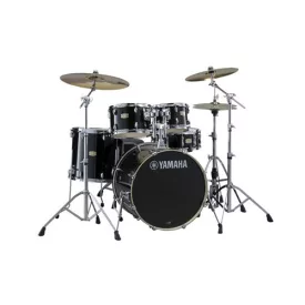   Yamaha SBP0F5 Stage Custom Birch dobszerelés, Raven Black, HW-680 állvánnyal