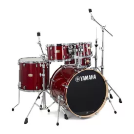   Yamaha SBP2F5 Stage Custom Birch dobszerelés, Cranberry, HW680W állványzattal