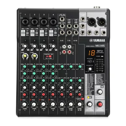 Yamaha MG10X CV - 10 csatornás effektes keverő