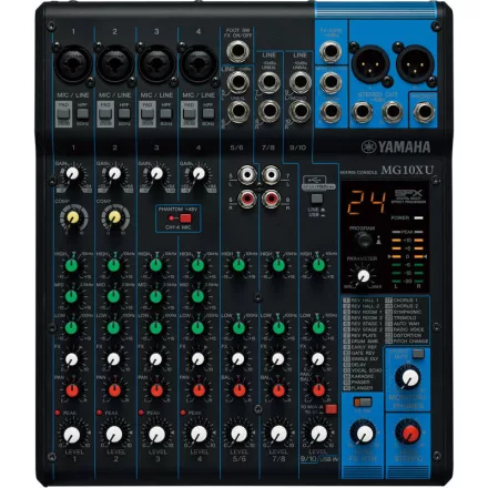 Yamaha MG10XU - 10 csatornás effektes keverő