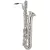 Yamaha YBS-480S baritonszaxofon, ezüstözött