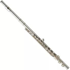 Yamaha YFL-272 fuvola, nyitott